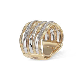 Weißgold, Ringe, Marco Bicego Marrakech Onde Ring AG350_B_YW_M5