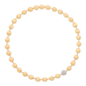 Weißgold, Halsschmuck, Marco Bicego Africa Alta Halskette CB2911 B2 YW