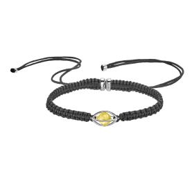 Weißgold, Armschmuck, Leo Wittwer Rough Cut® Macramé Armband 62-1003071-9100--c