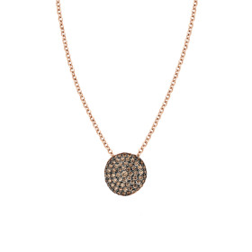         Roségold, Halsschmuck, Bigli Mini Waves Anhänger mit Kette 23H64Rbrdbr_45