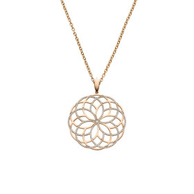         Roségold, Halsschmuck, Leo Wittwer Panta rhei® Anhänger 21-0960373-1000