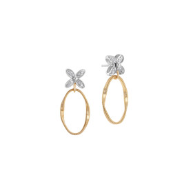 Weißgold, Ohrringe, Marco Bicego Marrakech Onde Ohrhänger OG394_B3_YW_M5