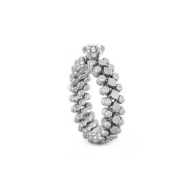 Weißgold, Ringe, Serafino Consoli Brevetto Solitaire Multi-Size Ring, Ref: RMS SL WD 030 3N2 WG