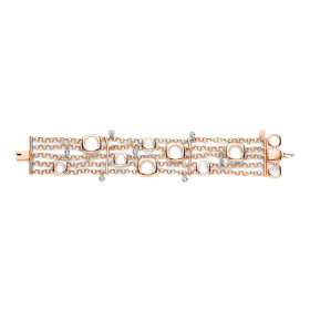 Roségold, Armschmuck, Bigli Elements Armband 20A38R_17,5