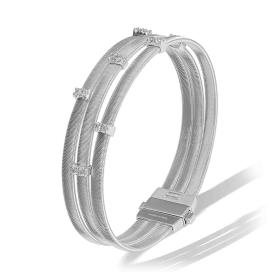 Weißgold, Armschmuck, Marco Bicego Masai Armband BG805_B_W_01