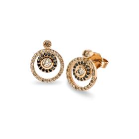 Roségold, Ohrringe, Leo Wittwer Panta rhei® Ohrstecker 41-1021673-8000