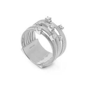 Weißgold, Ringe, Marco Bicego Goa Ring, Ref: AG277 B W 51