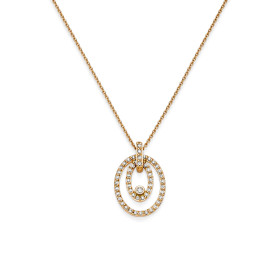 Roségold, Halsschmuck, Leo Wittwer Panta rhei® Anhänger 21-0978973-1000