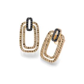 Roségold, Ohrringe, Leo Wittwer Panta rhei® Ohrstecker 41-1021873-8000