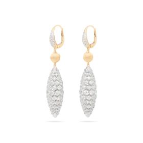 Weißgold, Ohrringe, Marco Bicego Africa Ohrhänger OB1874-MB_B_YW_Q6