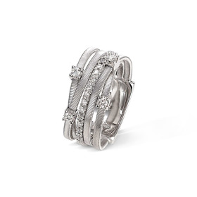 Weißgold, Ringe, Marco Bicego Goa Ring AG270 B2 W