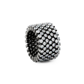 Gold farbig veredelt, Ringe, Serafino Consoli Brevetto Multi-Size Ring, Ref: RMS 7F2 BG WD