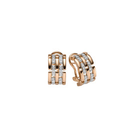 Roségold, Ohrringe, Leo Wittwer Contemporary Ohrclips 51-1015273-1000
