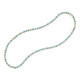 Gelbgold, Halsschmuck, Marco Bicego Jaipur Color Halskette, Ref: CB2985 TP01 Y