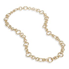Gelbgold, Halsschmuck, Marco Bicego Jaipur Halskette Oro e diamanti CB1551__Y_02