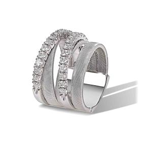 Weißgold, Ringe, Marco Bicego Masai Ring AG331_B_W_01