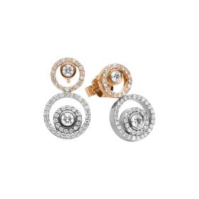 Weißgold, Ohrringe, Leo Wittwer Panta rhei® Ohrstecker 41-0954276-1000