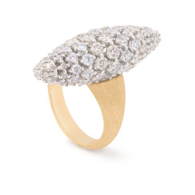 Gelbgold &amp;amp; Weißgold, Ringe, Marco Bicego Africa Alta Ring , Ref: AB654 B YW 55