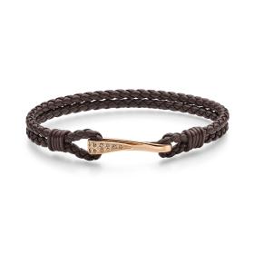 Roségold, Armschmuck, Leo Wittwer Men Armband 61-0995173-5000