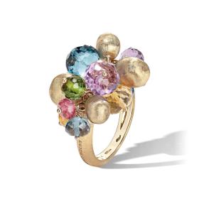 Gelbgold, Ringe, Marco Bicego Africa Gemstone Cocktailring Multicolor AB603_MIX02_Y_02