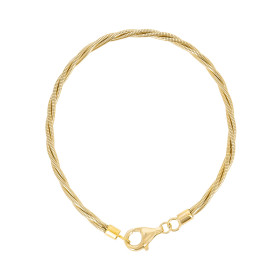 Silber vergoldet, Armschmuck, Pesavento DNA Armband, Ref: WDNAB665