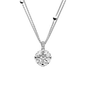 Weißgold, Halsschmuck, Leo Wittwer Candlelight Collier 31-1012971-1000