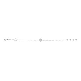         Weißgold, Armschmuck, Bigli Mini Waves Bracelet 23A30Wdia