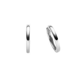 Weißgold, Ohrringe, Leo Wittwer Panta rhei® Creolen 46-1011271-0000