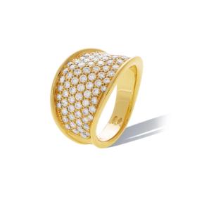 Gelbgold, Ringe, Marco Bicego Lunaria Alta Ring AB550_B1_Y_2Y
