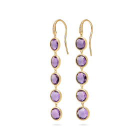 Gelbgold, Ohrringe, Marco Bicego Jaipur Color Ohrhänger, Ref: OB1966-AB AT01 Y