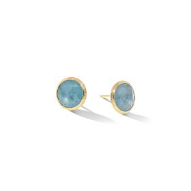 Gelbgold, Ohrringe, Marco Bicego Jaipur Color Ohrstecker groß OB1739_AQ01_Y