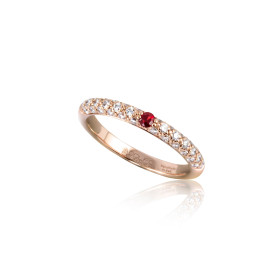         Roségold, Ringe, Adolfo Courrier Rossetto Ring  P2-RS-01