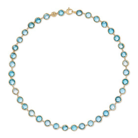 Gelbgold, Halsschmuck, Marco Bicego Jaipur Color Halskette, Ref: CB2975 TP01 Y