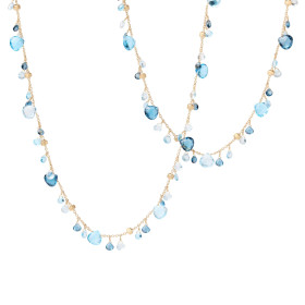 Gelbgold, Halsschmuck, Marco Bicego Paradise Halskette CB2585_TP01_Y