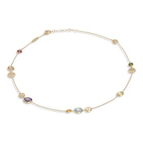 Gelbgold, Halsschmuck, Marco Bicego Jaipur Colour Collier CB1485_MIX01_Y_02