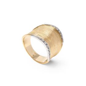 Ringe, Gelbgold, Marco Bicego Lunaria Ring AB551 B YW