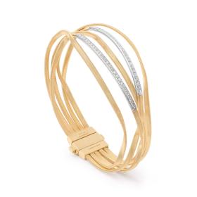 Weißgold, Armschmuck, Marco Bicego Marrakech Armband SG40_B_YW_M5