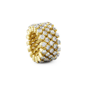Gelbgold, Ringe, Serafino Consoli Brevetto Multi-Size Ring, Ref: RMS 5F7 YG WD