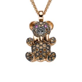 Roségold, Halsschmuck, Leo Wittwer Contemporary Piccadilly Anhänger 22-0428973-5100