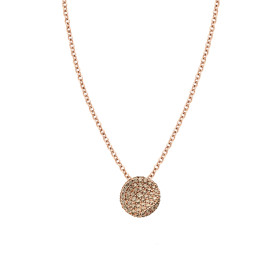         Roségold, Halsschmuck, Bigli Mini Waves Anhänger mit Kette 23H63Rbrdia_45