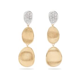 Weißgold, Ohrringe, Marco Bicego Lunaria Ohrhänger OB1749 B YW