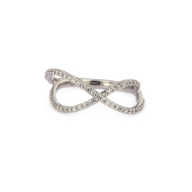 Weißgold, Ringe, Bigli Infinity Ring, Ref: 23R199Wdia
