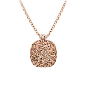 Roségold, Halsschmuck, Bigli Mini Sweety Halskette 23H40Rbrdia/45