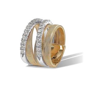 Weißgold, Ringe, Marco Bicego Masai Ring AG331_B_YW_M5