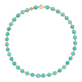 Gelbgold, Halsschmuck, Marco Bicego Jaipur Color Halskette, Ref: CB2975 TU01 Y