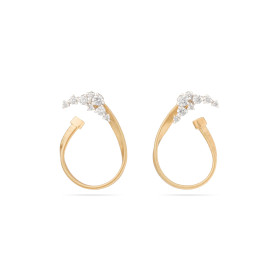 Weißgold, Ohrringe, Marco Bicego Marakech Hoop-Ohrringe OG417 B YW