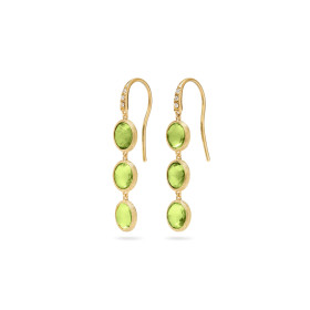 Gelbgold, Ohrringe, Marco Bicego Jaipur Color Ohrhänger, Ref: OB1965-AB PR01 Y
