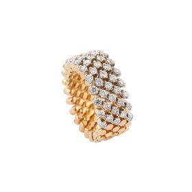 Roségold, Ringe, Serafino Consoli Brevetto Multi-Size Ring RMS 5H4 RWG WD