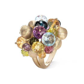 Gelbgold, Ringe, Marco Bicego Africa Gemstone Ring, Ref: AB604 MIX02 Y 56