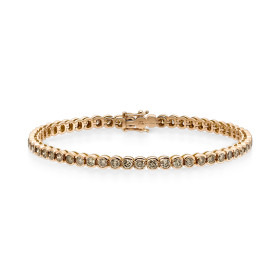 Roségold, Armschmuck, Leo Wittwer Men Tennisarmband 60-0670473-5001